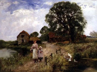 Le chemin près de la rivière