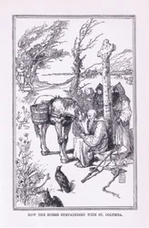 Comment le cheval a sympathisé avec Saint Columba