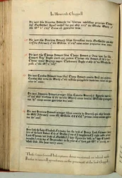 Inscriptions de la chapelle des Howard, église paroissiale de Lambeth