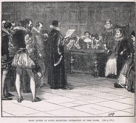 Marie Stuart recevant l