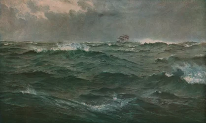 Gros temps en Méditerranée, 1874, vers 1930
