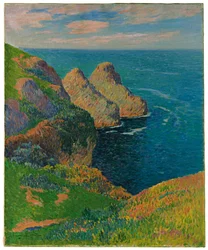 Les falaises au bord de la mer, 1895