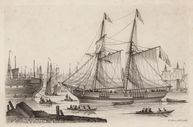 Navires au large de la Tour