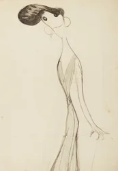 Irene Vanbrugh, étude pour la série Stars of the Music Hall Stage, vers 1908