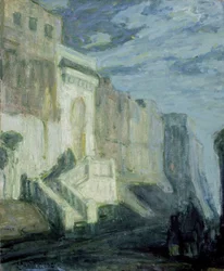 Clair de lune : Murs de Tanger, vers 1913-14