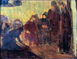 Étude, Le Christ lave les pieds des disciples