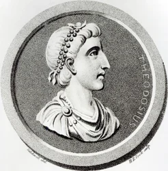 Portrait de Théodose, de 