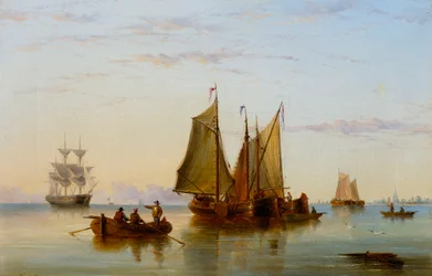 Bateaux de pêche et autres navires sur l
