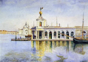 Venise, la Dogana, 1874