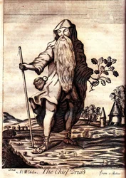 Le Chef Druide de Mona Antiqua Restaurata, 1723