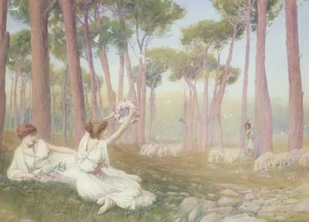 Aphrodite offrant Hélène à Paris, 1905