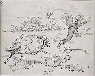 Le Golfeur Dérangé, illustration du magazine 