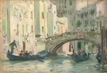 Un canal à Venise, 1899