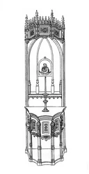 Autel, 15ème siècle, 1843