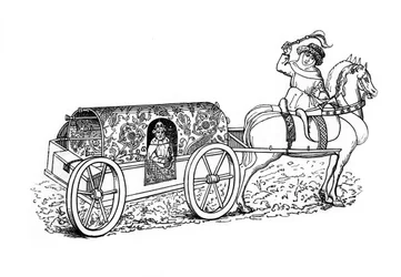 Carrosse, milieu-fin 15ème siècle