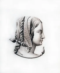 Coiffure, début du XVIe siècle, 1843