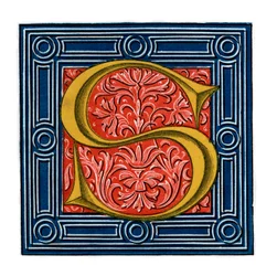 Lettre initiale S, 1843