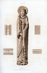 Roi Clovis I, vers 1100, 1843