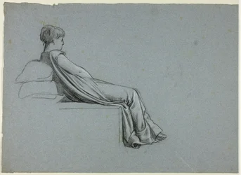 Femme assise s