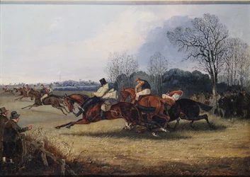 Un incident dans la course de steeple de Wakefield
