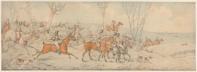 Chasse au renard : le départ