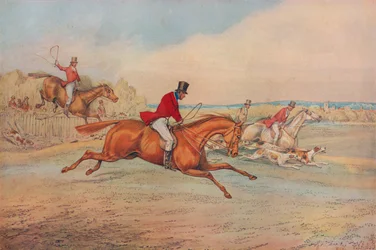 Pleine course, vers 1820