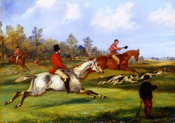 Pleine course, vers 1840