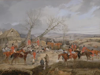 Scène de chasse, La mise à mort