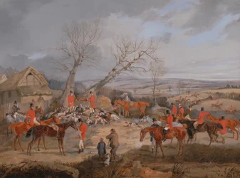 Scène de chasse : La mise à mort, vers 1840