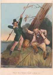 Ensemble de douze avec page de titre : Satiriste sportif