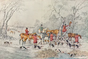 Chasser le renard, vers 1800, 1922
