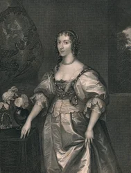 Henriette Marie, Reine de Charles Ier, début-milieu du 19e siècle
