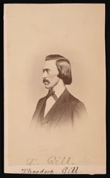 Portrait de Theodore Nicholas Gill 1837-1914, entre 1865 et 1870