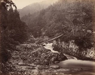 Pont du mineur, Pays de Galles, vers 1858 (photo) 1858 (photo)