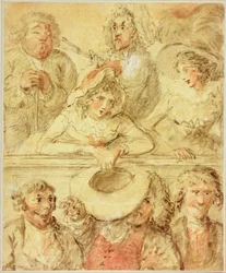 Dans la galerie
