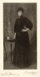 Une dame en noir