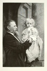 Lenbach et son enfant