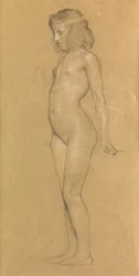 Étude pour "Les nuages traînants de gloire", 1898