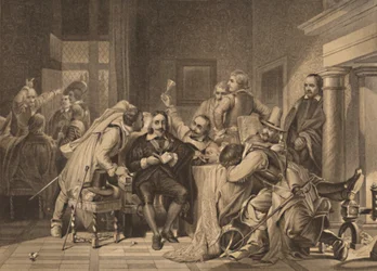 Charles Ier dans la salle de garde, 1886