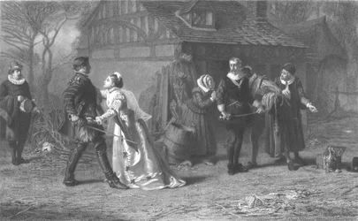 Le duel interrompu, vers 1886