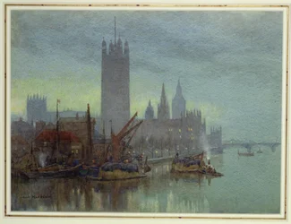 Crépuscule depuis le pont de Lambeth