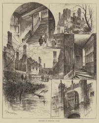 Croquis à Hampton Court