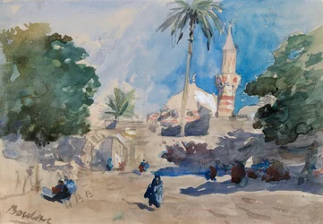 Boulac, près du Caire, vu depuis les remparts de la ville
