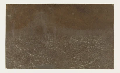Navire dans une mer agitée