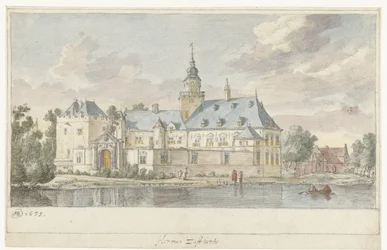 Vue du château de Nijenrode