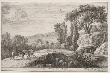Diverses vues dans et autour de Rome: Deuxième vue de Zugro (Altro Veduto dal Zugro)