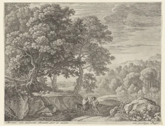 Sainte famille avec âne et chérubins