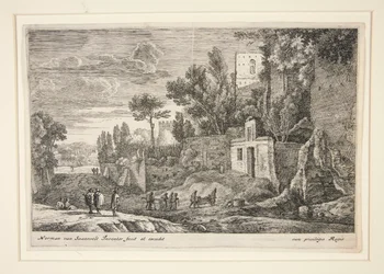 Paysage avec un hôpital, de la série Douze Paysages