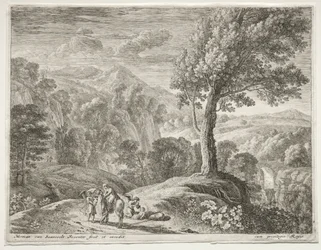 Le grand arbre et la cascade