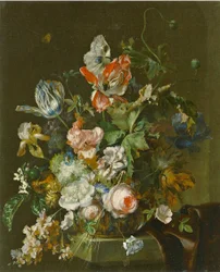 Pièce fleurie